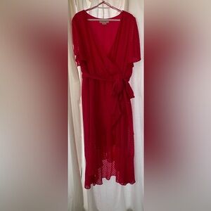 Elegant bright coral Women's Dress